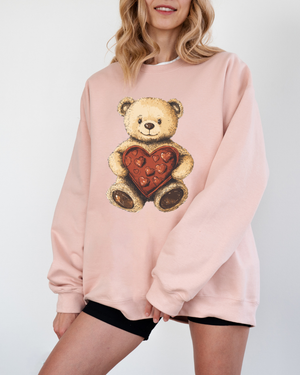 Valentine Teddy Comfort Crewneck