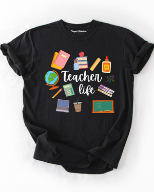 Educational Collage Comfort Tee