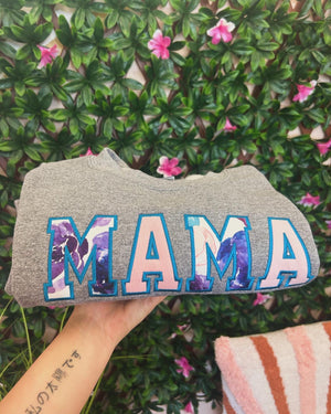 CUSTOM EMBROIDERED WITH MATERIAL/ONESIE