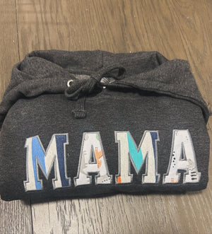 CUSTOM EMBROIDERED WITH MATERIAL/ONESIE